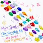 Bedazzling Kit, 3mm Rhinestones, 40 Colors, 8 Accent Gem Shapes