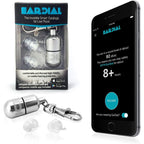 Buy now HiFi Earplugs - Invisible Hearing Protection for Concerts, Music Festivals, Musicians, Motorcycles and other Discreet Comfortable High Fidelity Noise Reduction. With Compact Case and App Default at indiglob india