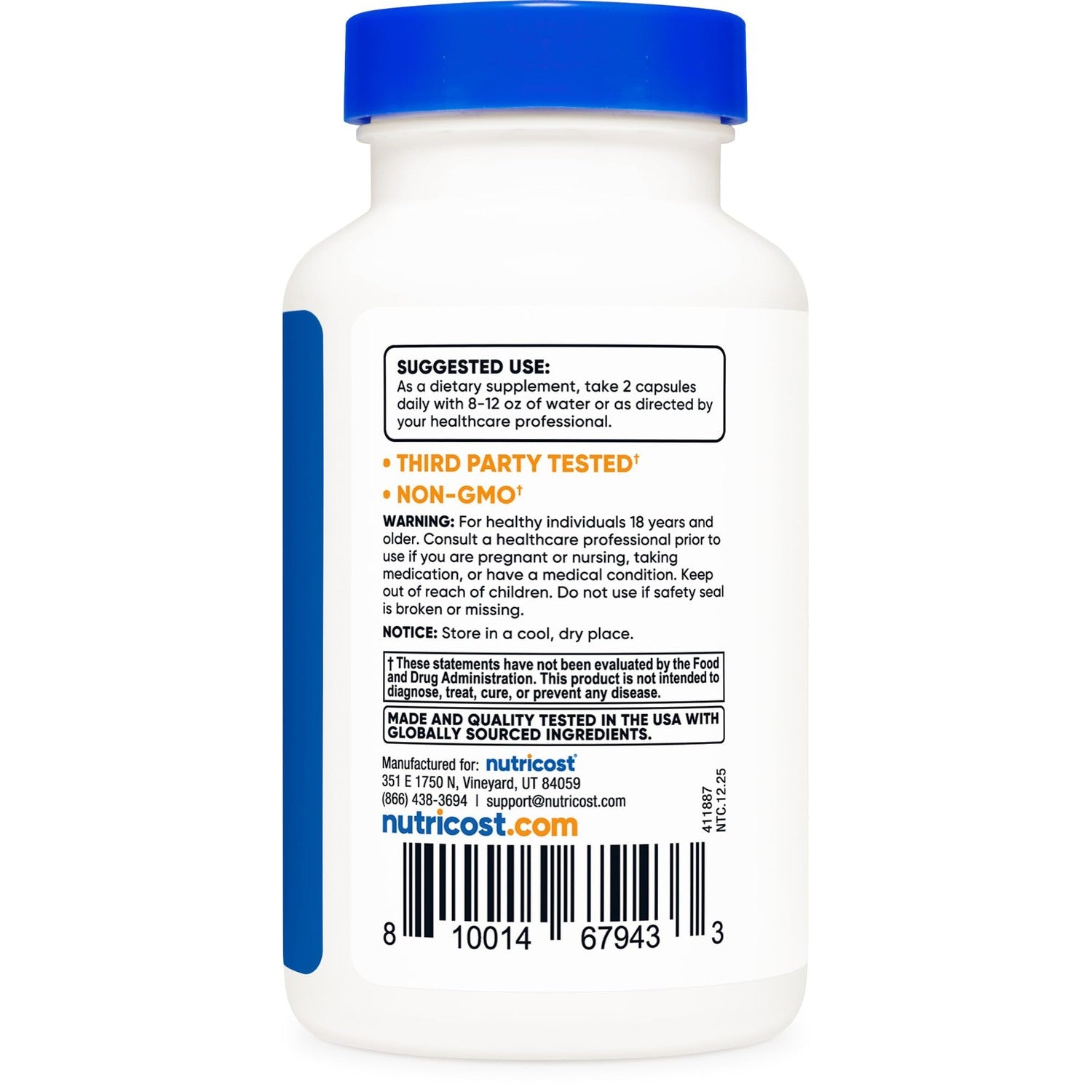 Nutricost Multivitamin for Men 120 Capsules (3 Bottles) - Vitamins and Minerals for The Healthy Man