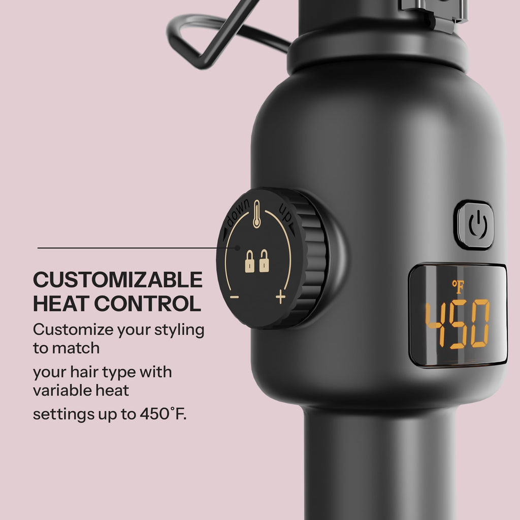 Hot Tools Pro Artist 24K Gold Digital 3 Barrel Hair Waver | Long Lasting Defined Waves (Jumbo Size)