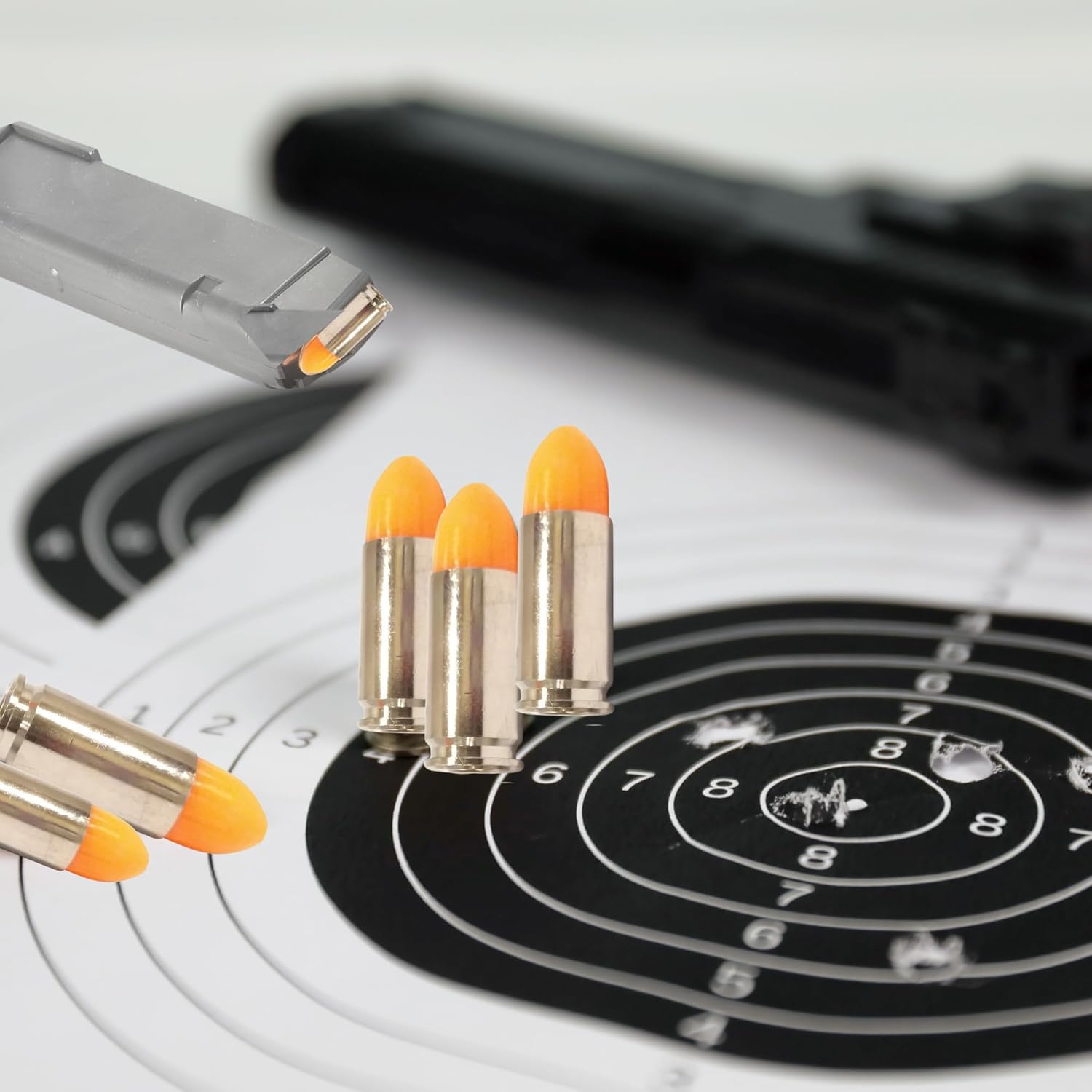 Buy now ST Action Pro 9mm Snap Caps – 10 Pack Inert Dummy Rounds for Dry Fire, Reloading & Malfunction Drills – Orange Insert, Safe & Reusable – Veteran-Owned, Manufactured in USA at indiglob india