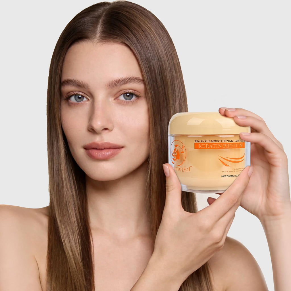 Collagen Repair Hair Mask & Argan Oil Set, 10.15 fl oz + 2 fl oz