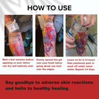 Tattoo Aftercare Sealant Gel - Forms a breathable protective skin-No Adhesives-No Latex-Natural Healing ingredients- Painlessly wash off- No Adverse skin reactions- 8 fl oz
