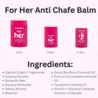Buy now Body Glide For Her Anti Chafe Balm | Chafing stick with added emollients | Great for dry, sensitive skin and/or sensitive areas | Use on chest, bra, butt, groin, arm, and thigh chafing | 0.8oz at indiglob india