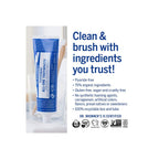 Buy now Dr. Bronnerâ€™s - All-One Toothpaste (Peppermint, 5 ounce) - 70% Organic Ingredients, Natural and Effective, Fluoride-Free, SLS-Free, Helps Freshen Breath, Reduce Plaque, Whiten Teeth, Vegan at indiglob india