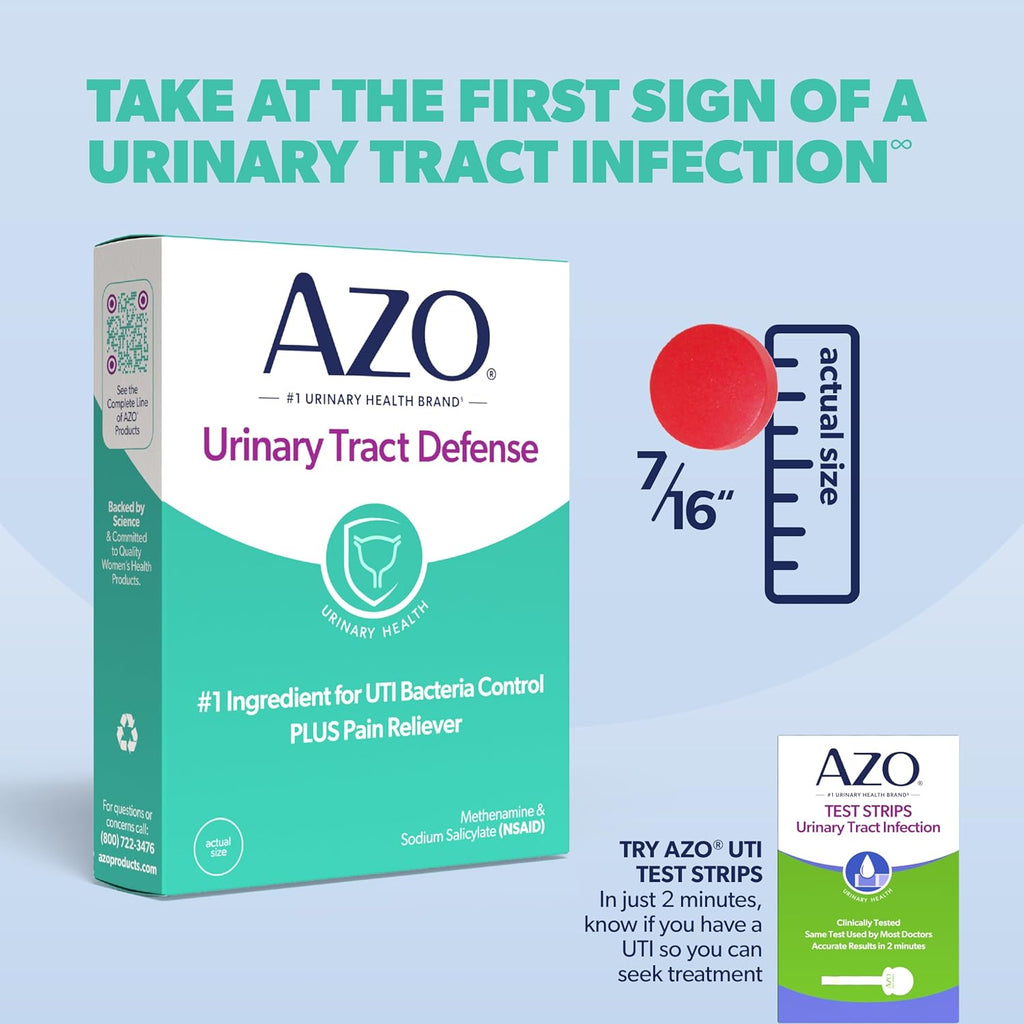 Buy now AZO Urinary Tract Defense Antibacterial Protection, FSA/HSA Eligible, Helps Control a UTI Until You Can See a Doctor, from The No. 1 Most Trusted Urinary Health Brand, 24 Count (Pack of 1) at indiglob india