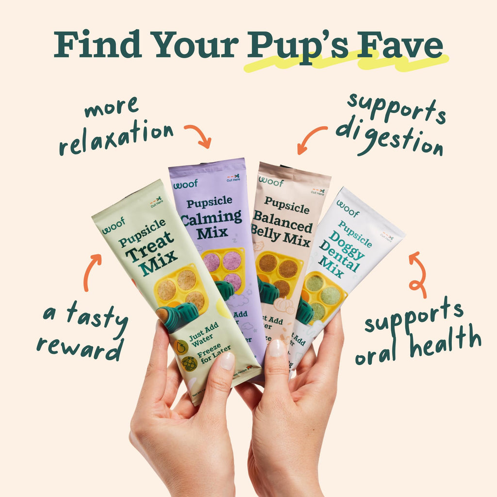 WOOF Pupsicle Mix Sample Pack for DIY Refill Pops