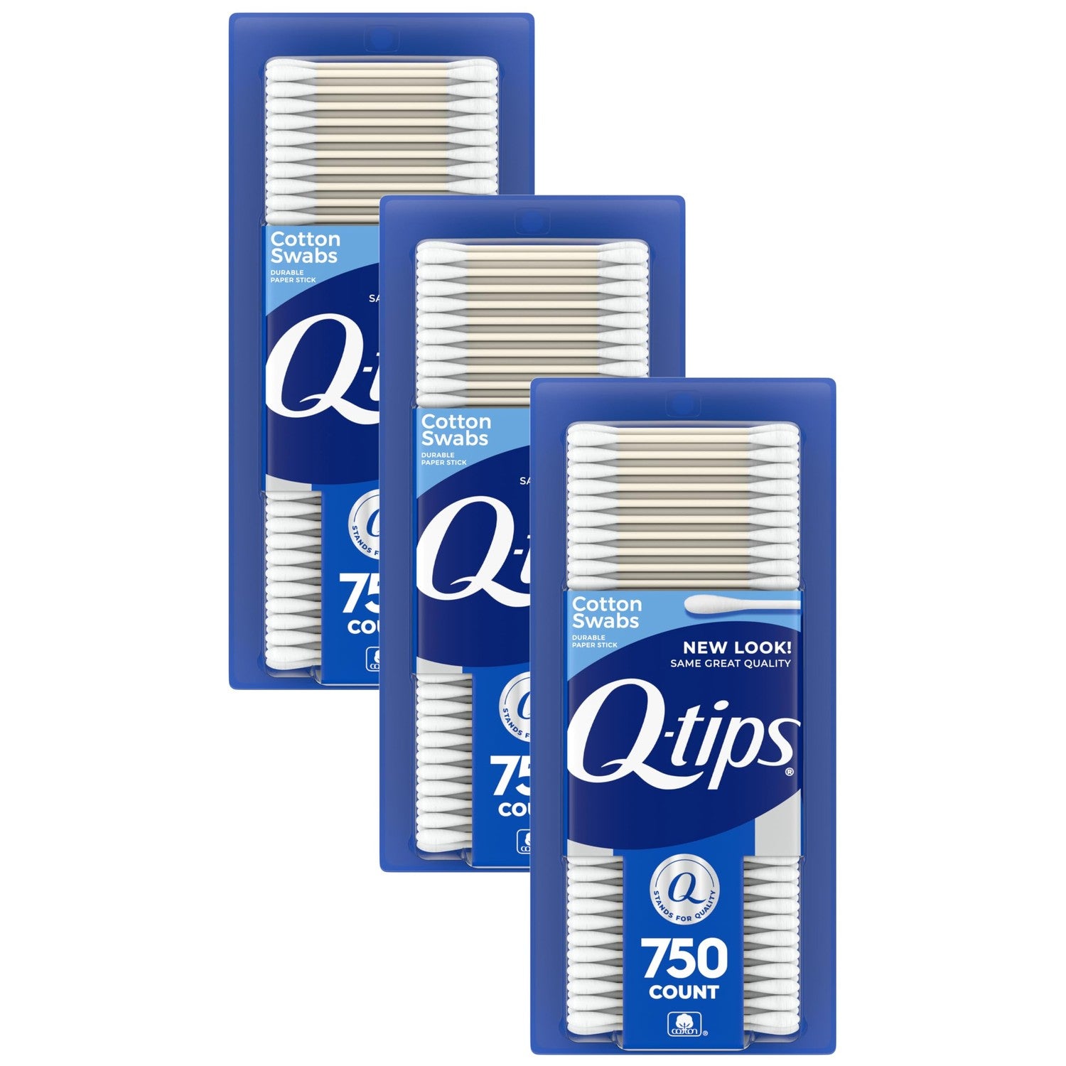 Q-tips Cotton Swabs For Hygiene and Beauty Care Original Cotton Swab Made With 100% Cotton 750 Count