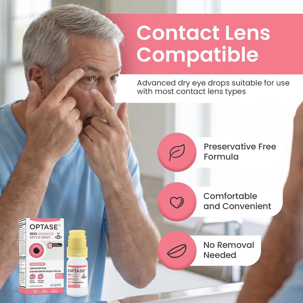 Optase® MGD Advanced Dry Eye Drops, 0.33 fl oz