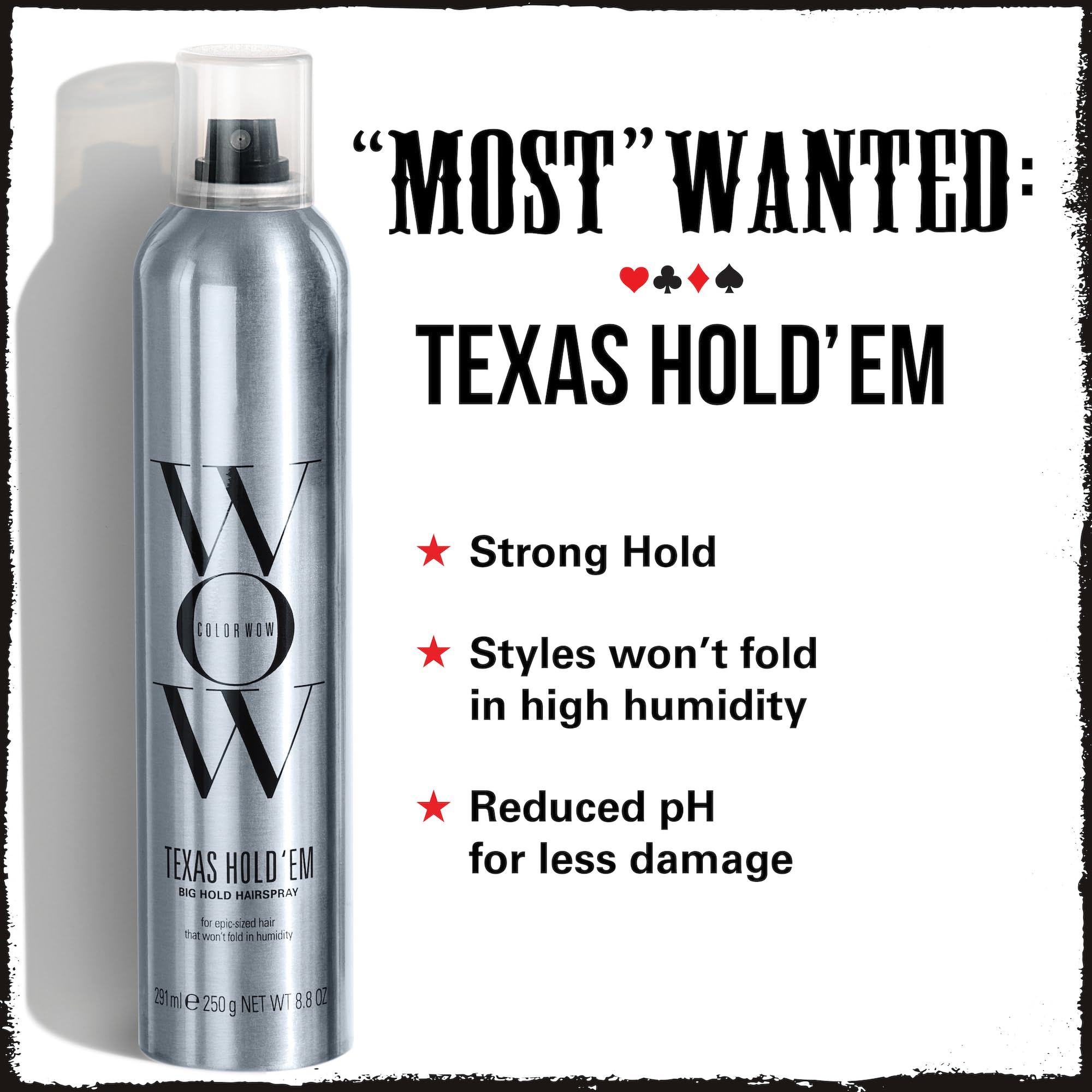 Buy now COLOR WOW Texas Hold 'Em Big Hold Hairspray- Hair Spray Extra Hold for all-day style |Heat protection spray for hair + UV protection|Anti humidity spray for hair |No Crunch or Flake| brushable finish at indiglob india