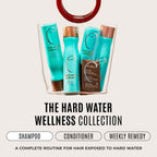 Malibu C Hard Water Wellness Shampoo - Hydrating, Sulfate-Free Hair Care for Hard Water - Removes Minerals and Buildup (9 oz) | Hydrating, Sulfate-Free Detox Shampoo for Hard Water, Gently Removes Minerals & Buildup, Vegan & Cruelty-Free Hair Care