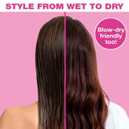 Buy now The Knot Dr. hair brush by Conair - Detangling hair brush - Removes Knots and Tangles in wet or dry Hair - hair brushes for women - Pink at indiglob india