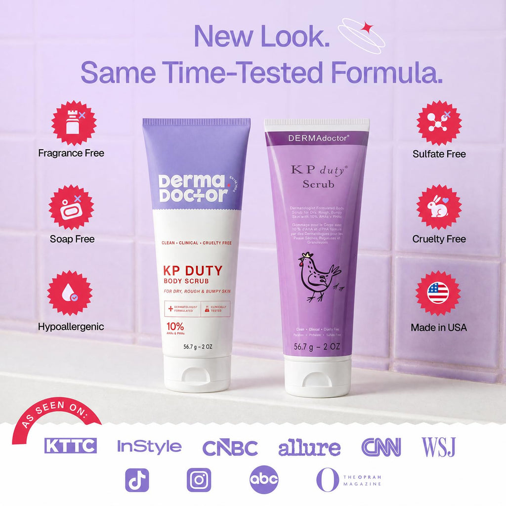 DERMAdoctor KP Bump Eraser Body Scrub, 10% AHAs + PHAs, Rough & Bumpy Skin