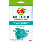 Buy now Scotch-Brite Swift Scrub Bath Cleaner Scrubbers, Soap Scum Remover for Cleaning Bathroom, Bathroom Scrubber Pads Safe for Tile, 2 Bathroom Cleaner Scrubbers 2 Swift Scrubs at indiglob india