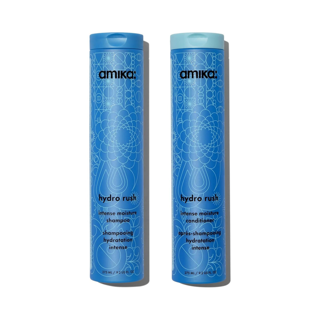 amika hydro rush intense moisture shampoo with hyaluronic acid