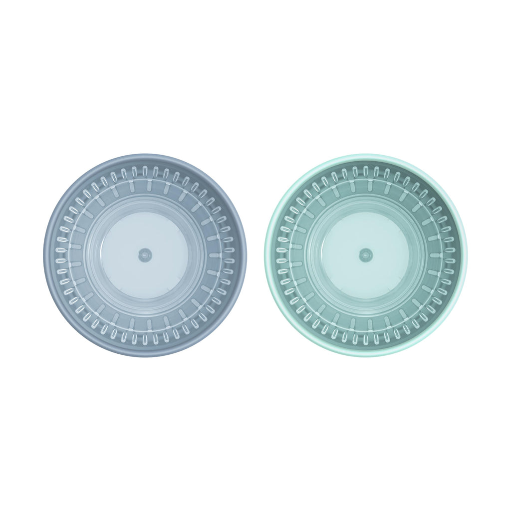 Dr. Brown's Milestones Cheers360 Spoutless Cup, Aqua & Blue, 2-Pack