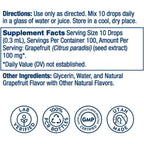 Buy now SOLARAY Grapefruit Seed Extract Drops 100mg - Wellness Support Supplement - Convenient Liquid Drops, 60-Day Money Back Guarantee, Lab Verified, Approx. 100 Servings, 1 FL OZ at indiglob india