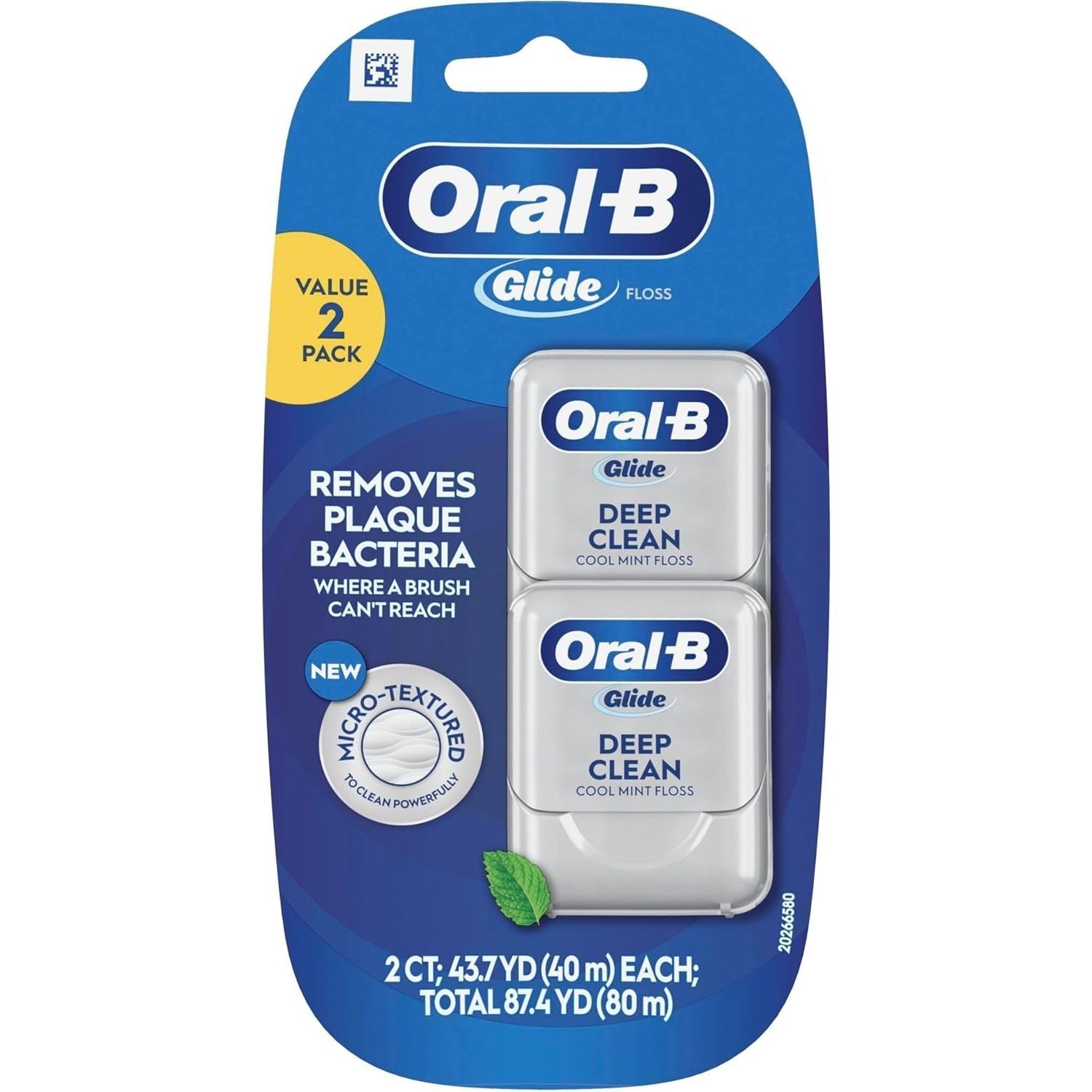 Buy now Oral-B Glide Healthy gums, unflavored floss 50M (Pack of 6) 2 Count (Pack of 1) at indiglob india