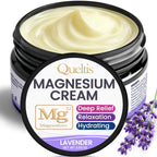 Magnesium Lotion, Magnesium Cream for Sleep, Pain & Leg Cramps, Topical Magnesium Chloride Cream for Muscle Relaxation, Calming, Moisturizing - Skin-Friendly & Safe for Kids | 5OZ (Rose)