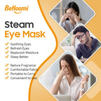 20 Packs Steam Eye Mask, Heated Eye Mask Warm Compress for Eyes, Disposable Self Heating Steam Mask for Home, Sleep, Spa, Travel Essentials & Relaxation Gifts for Women (Orange)