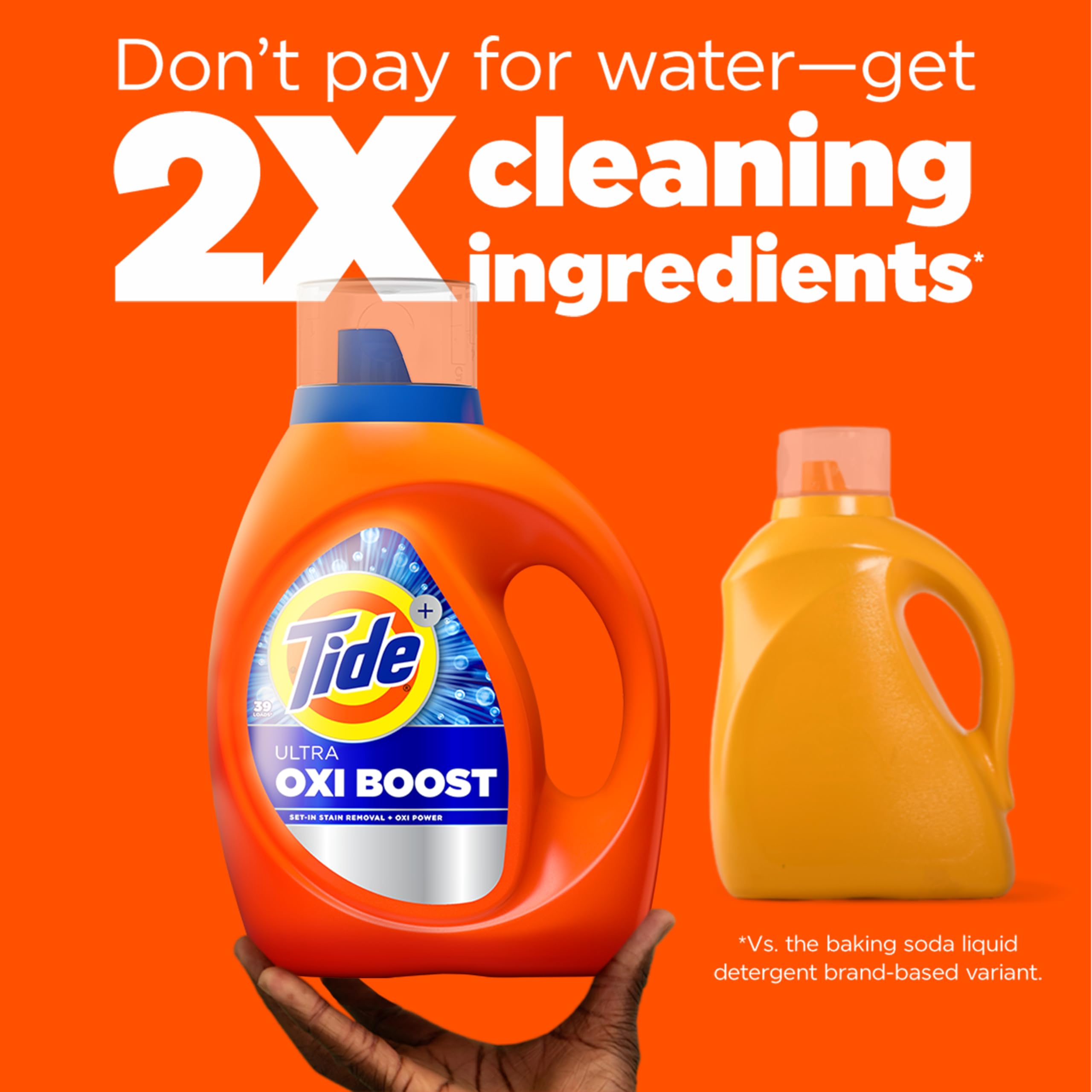 Buy now Tide Ultra Oxi Boost Liquid Laundry Detergent, 117 fl oz, 83 Loads, Advanced Stain Remover, Laundry Detergent Liquid with Extra Oxi Power at indiglob india