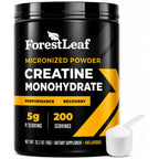 ForestLeaf Micronized Creatine Monohydrate Powder - Maximize Muscle Growth & Strength - Unflavored Creatine for Women and Men - 5G Per Serving - 100 Servings