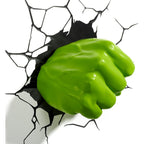 Buy now 3D Light FX Marvel Avengers Hulk Fist 3D Deco Light, Plastic at indiglob india