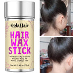 Dolahair Portable Travel Hair Wax Stick - Slick Hair Pomade with Smoothing Brush for Women, Kids & Girls' Hair Styling