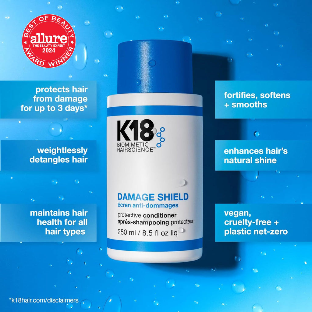 K18 Damage Shield Protective Conditioner, Protects Hair from Daily Damage, Improves Strength & Shine