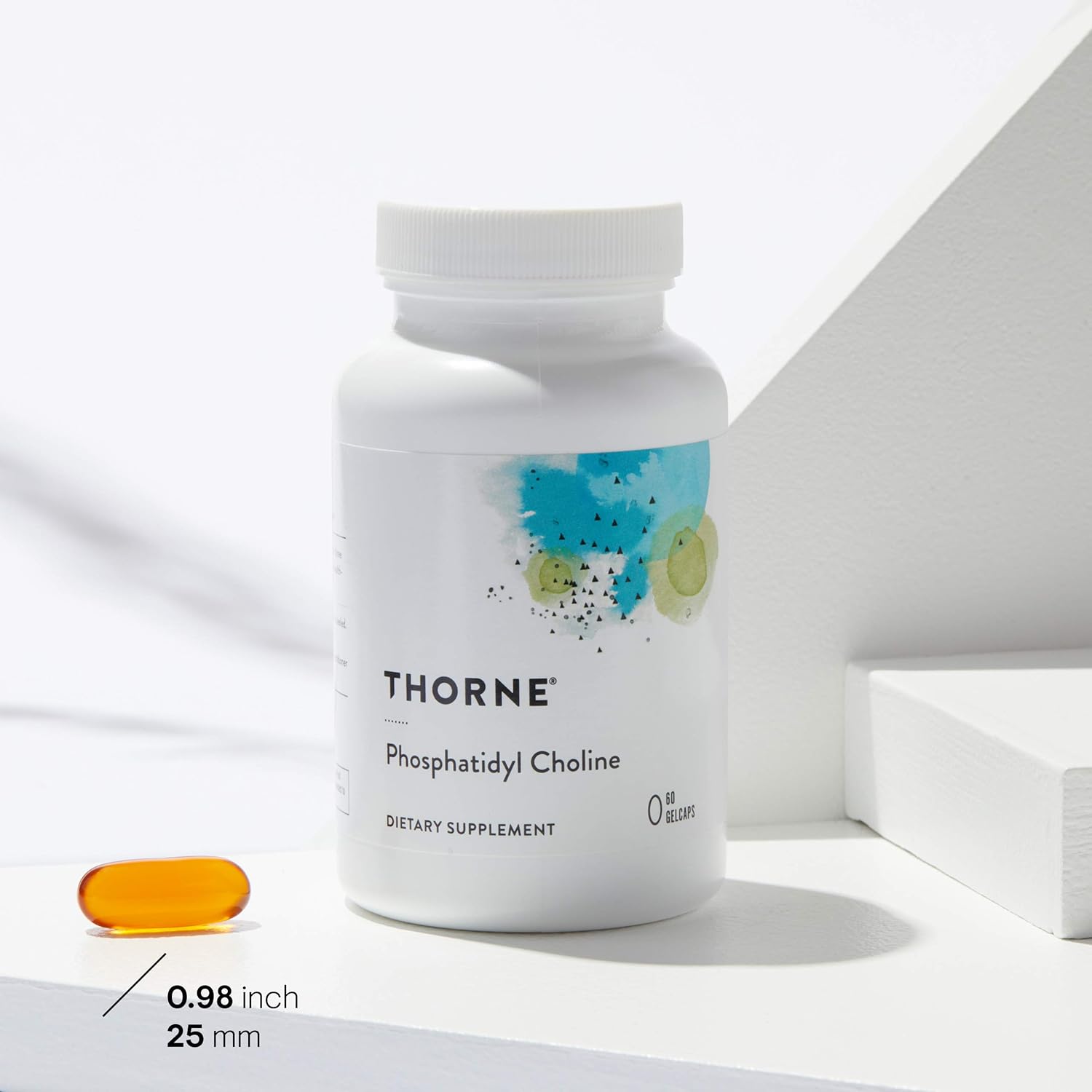 Buy now THORNE - Phosphatidyl Choline - Phospholipid Complex for Cell Membrane Support* - 60 Gelcaps at indiglob india