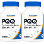 Nutricost PQQ (Pyrroloquinoline Quinone) 20mg, 60 Capsules | Vegetarian Capsules, GMO-Free, Gluten Free