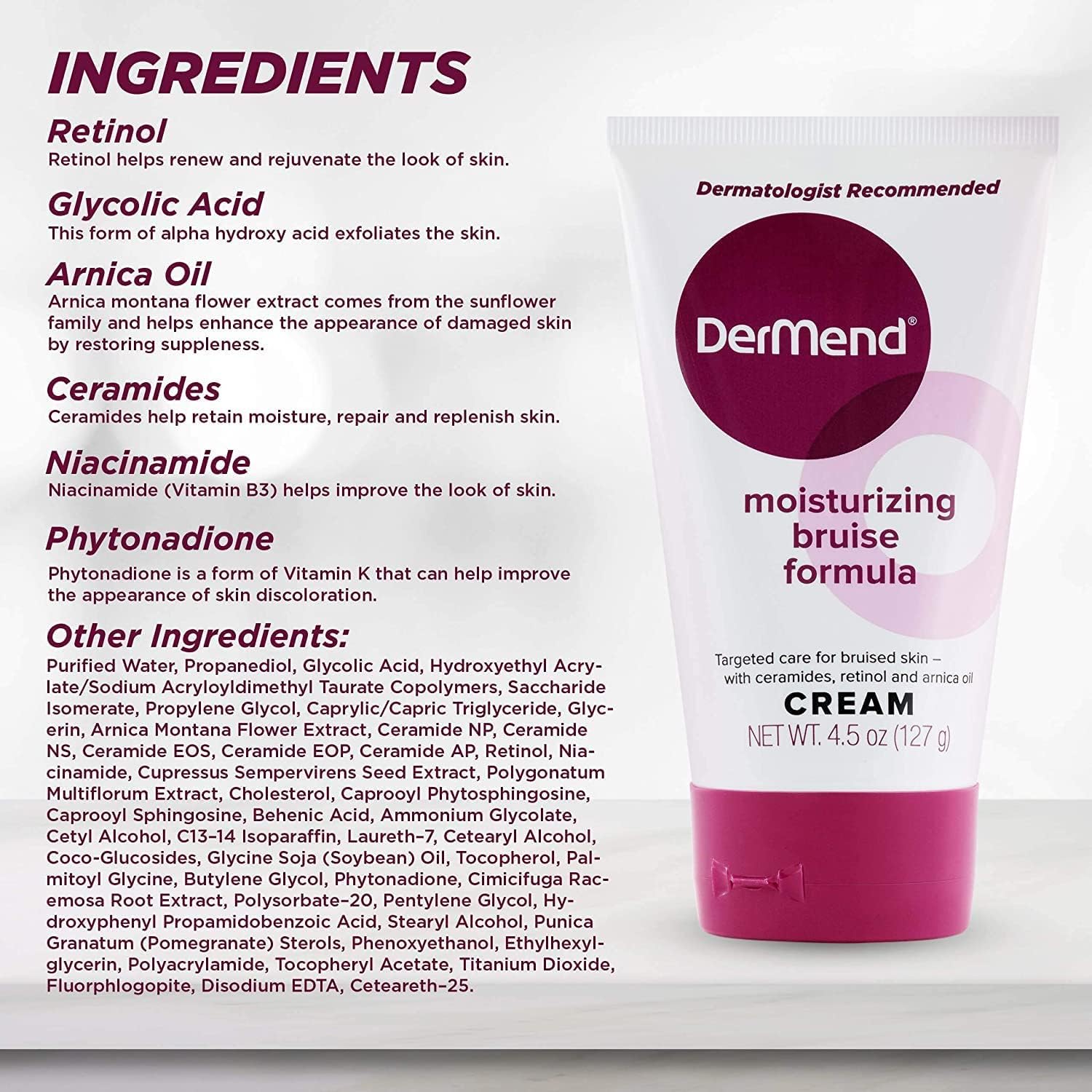 Buy now DerMend Moisturizing Bruise Formula Cream 4.50 oz (Pack of 2) at indiglob india