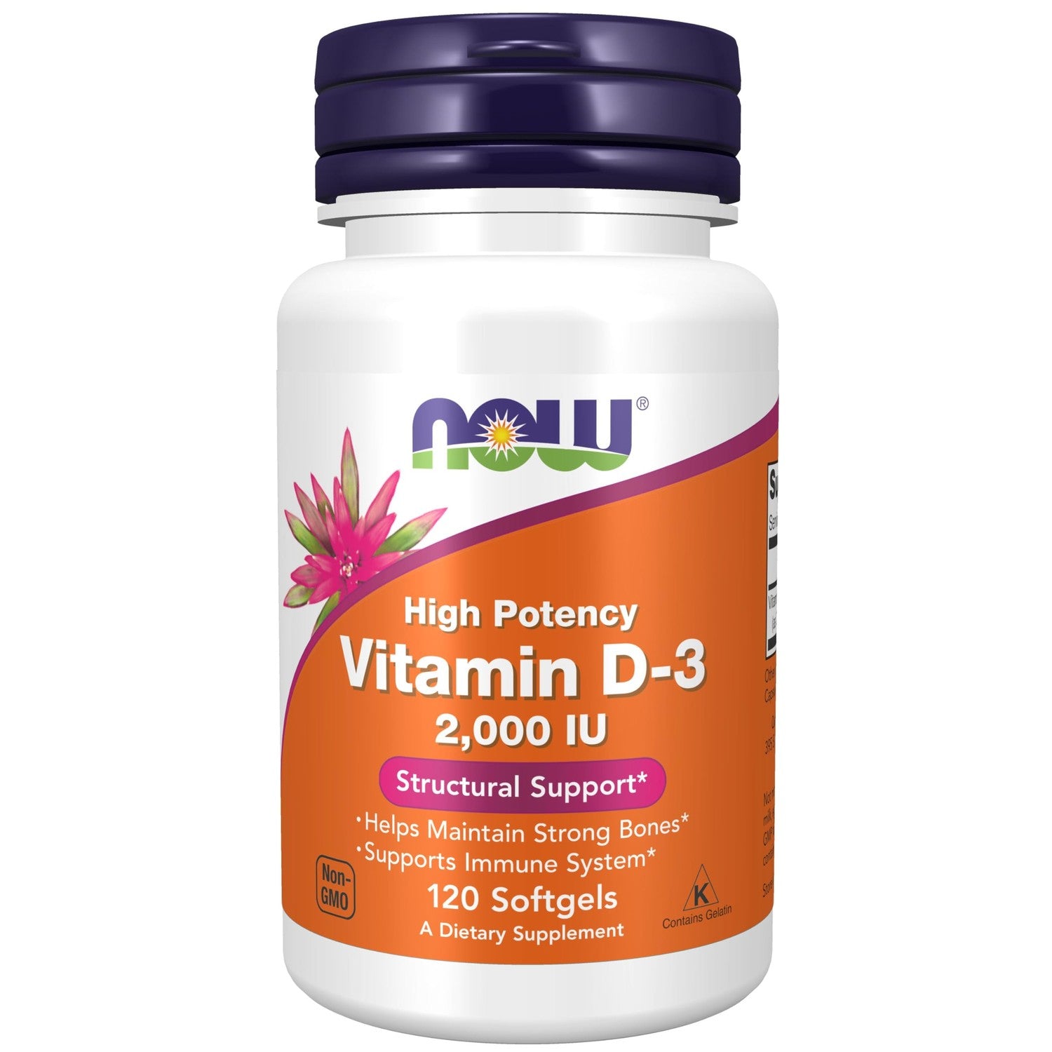 Buy now NOW Foods, Vitamin D3 2000Iu (Softgels) at indiglob india