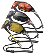 Buy now FAGUMA Sports Polarized Sunglasses For Men Cycling Driving Fishing UV400 Protection at indiglob india