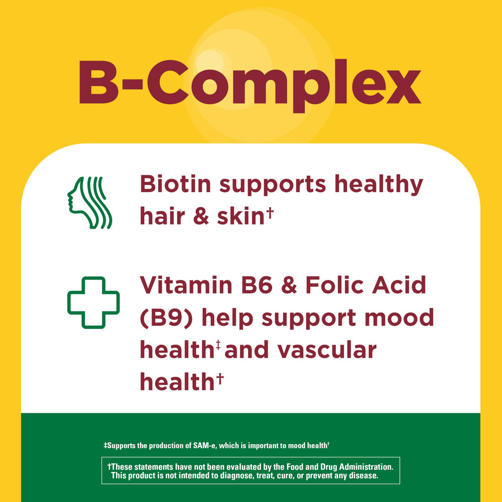 Nature Made Vitamin B Complex Gummies, 60 Pectin Based Gummies | With 5 B Vitamins for Energy and Brain Support, Gluten Free, Peach Flavor, 60 Day Supply