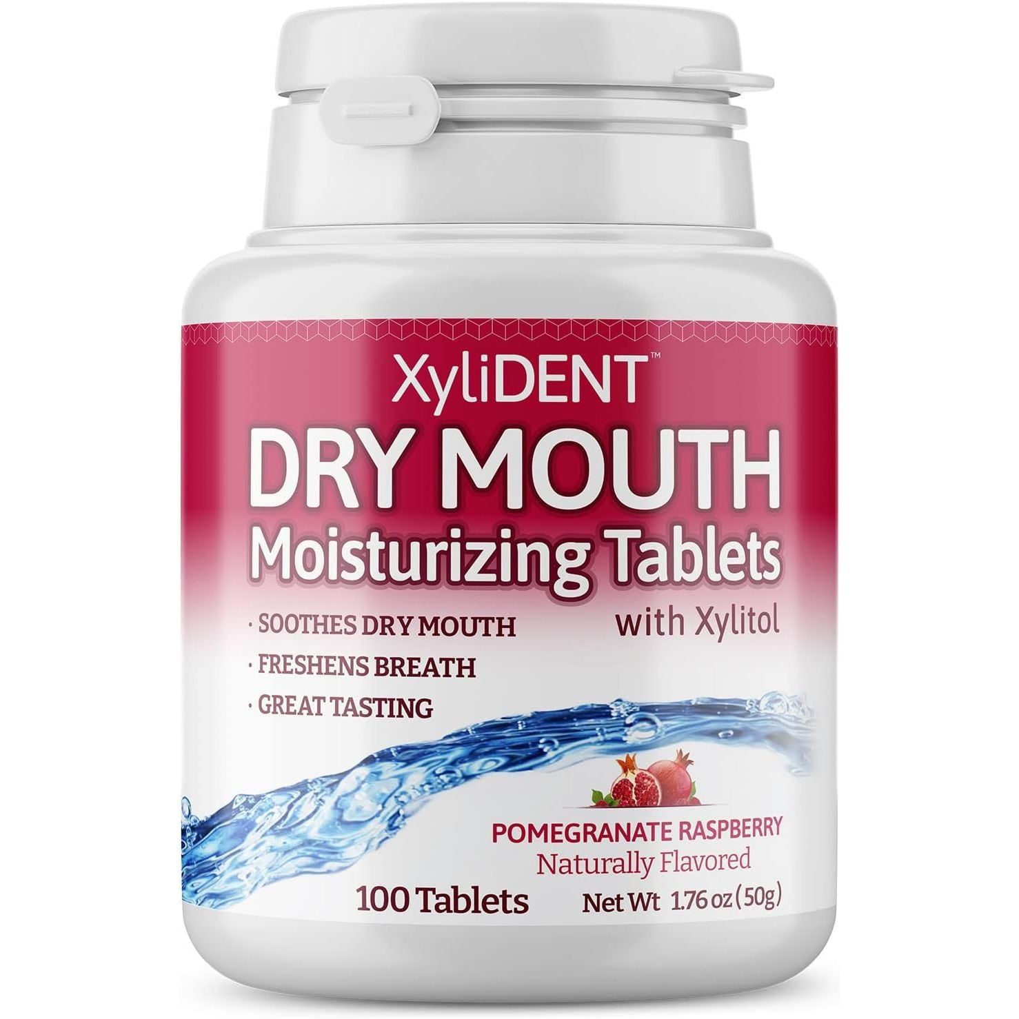 Buy now Nature's Stance XyliDENT Xylitol Tablets for Dry Mouth Relief - Stimulates Saliva, Freshens Breath, Reduces Acid Production, Fast Acting Extended Relief, 100 Count 100 Count (Pack of 1) Pomegranate Raspberry at indiglob india