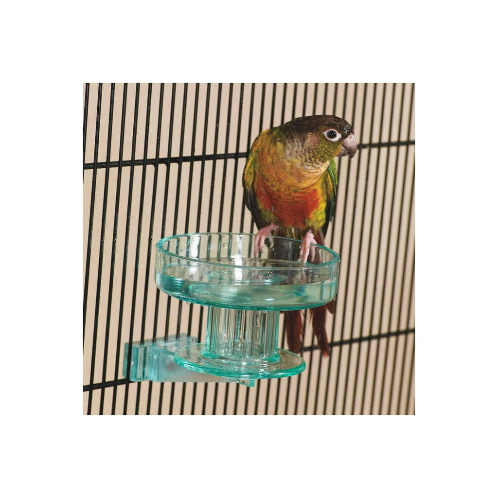 Buy now Lixit Quick Lock Bird Cage Bath for Lovebirds, Canaries, Finches, Parakeets, and Cockatiels and Other Small to Medium Feathered Friends (Pack of 1) at indiglob india