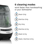 Baby Brezza Baby Bottle Washer Pro - Clinically Proven Better Cleaning