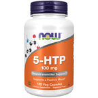 NOW Foods Supplements, 5-HTP (5-hydroxytryptophan) 100 mg, Neurotransmitter Support*, 60 Veg Capsules