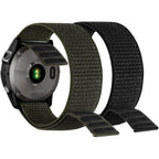 Buy now Abanen Hook and Loop Quick Dry Watch Band for Fenix 8 47mm/ epix Pro 47mm / Fenix 7/6/5, 22mm Woven Nylon Ultralight Sport Wristband Strap for Garmin Instinct 2, Instinct 3 45mm at indiglob india