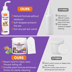 Pjordo Pet Ear Cleaner for Dog & Cat, Natural Formula - Aloe & Witch Hazel