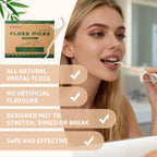 Floss Picks Dental Flossers Biodegradable Wooden Eco Friendly
