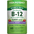 Nature's Truth B12 Vitamin | 5000 mcg | 60 Tablets