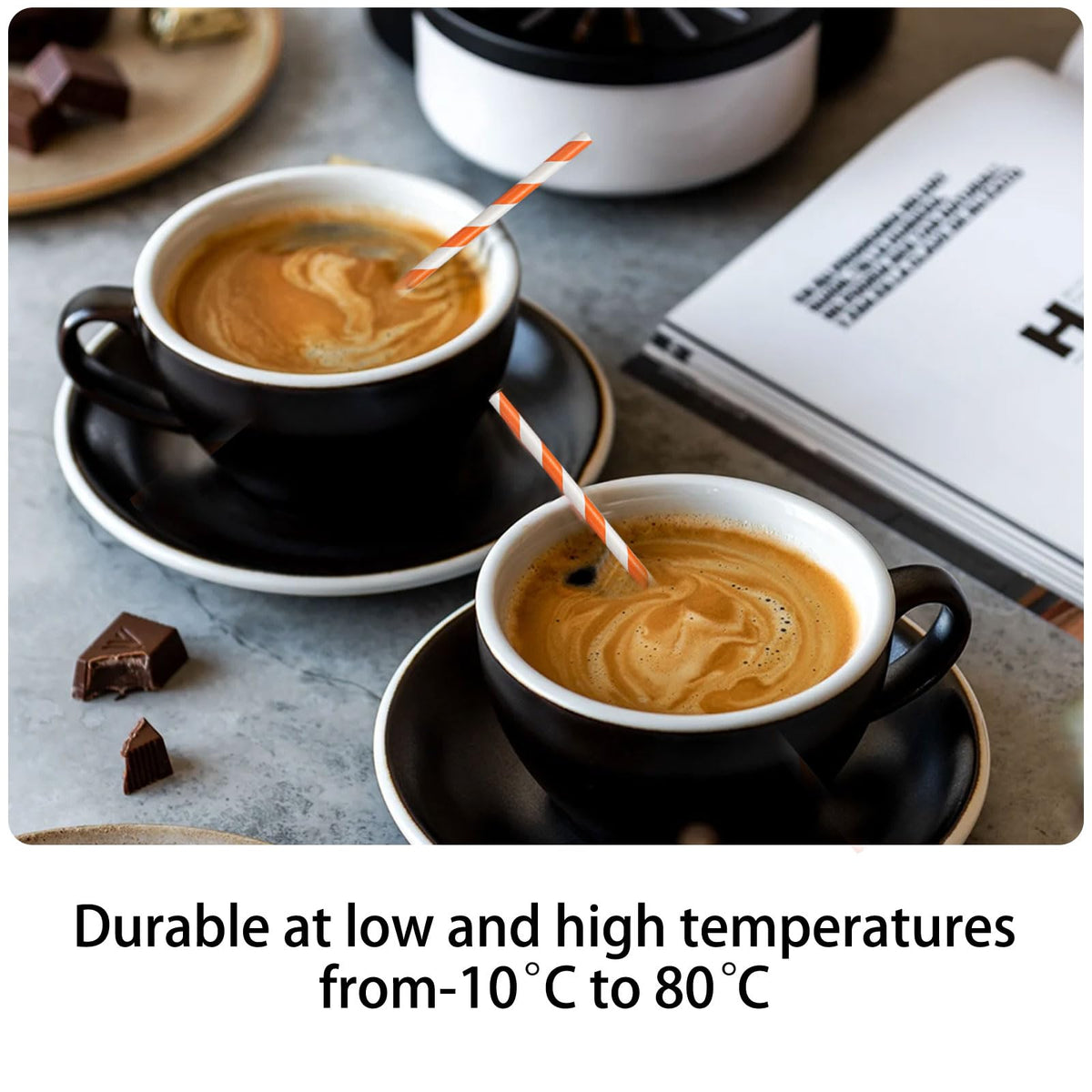 Spritz Straws Compatible with Aperol,Disposable and Cocktail Straws Compatible with Aperol,100pcs,Orange