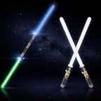 Buy now Liberty Imports 2-in-1 LED Light Up Sabers, Dual Bladed Toy Saber Swords Set for Kids with FX Power Up and Motion Sensitive Sound Effects for Cosplay, Dress Up at indiglob india