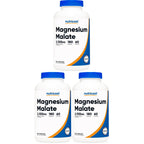 Nutricost Magnesium Malate 2,100mg, 180 Capsules - Vegetarian, Non-GMO, Gluten Free (Pack of 3)