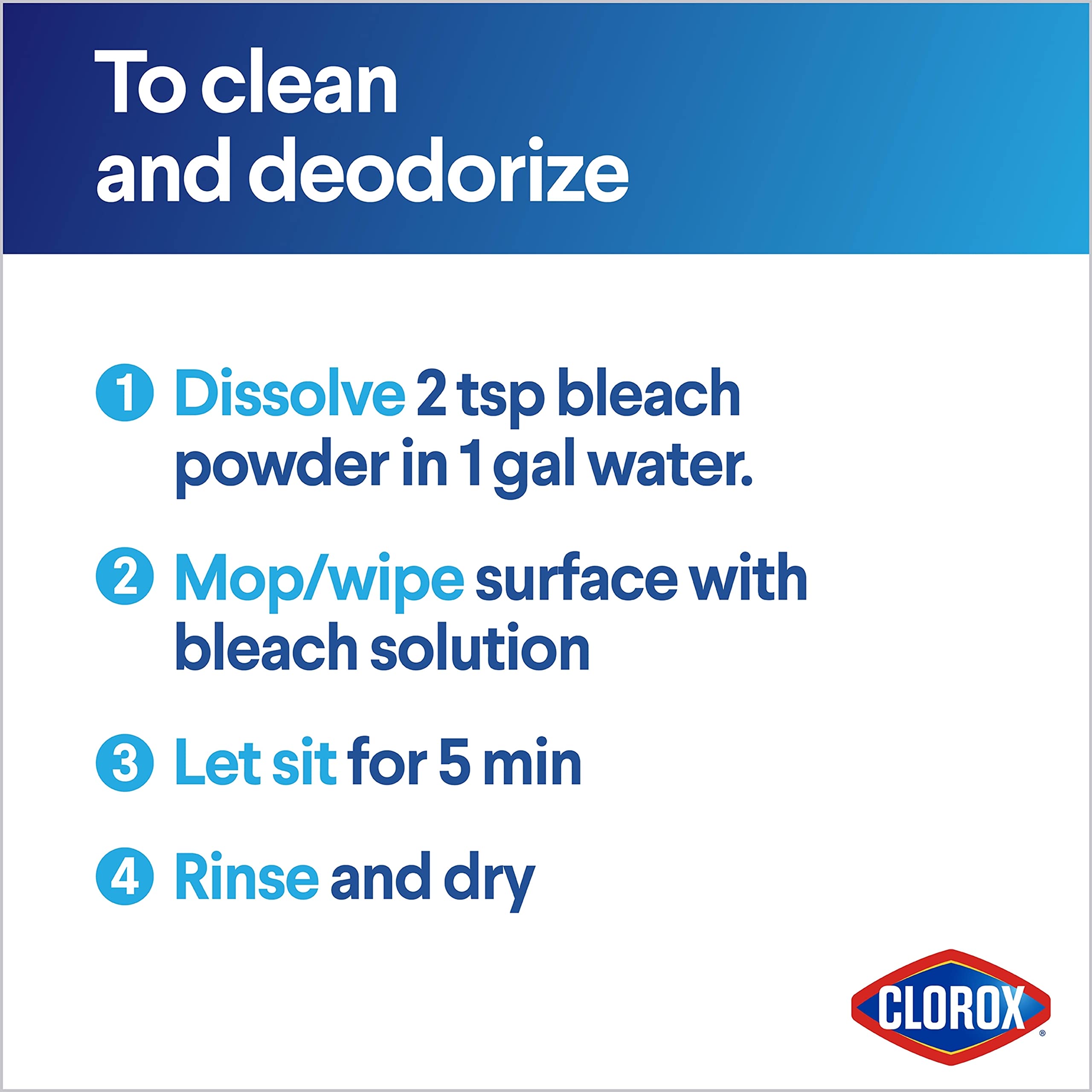 Buy now Clorox Concentrated Bleach Powder, 21.1 oz at indiglob india