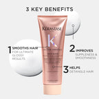 Kerastase Gloss Absolu High-Shine Anti-Frizz Conditioner - Deeply Hydrates & Detangles, Instantly Softens, For Glossy & Bouncy Hair