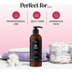 Buy now Calming Massage Oil for Massage Therapy - Home Spa Full Body Massage Oil for Sore Muscles for Pro or Home Use with Moisturizing Sweet Almond Oil and Lavender Essential Oil - Non Greasy or Staining at indiglob india