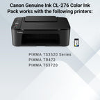 Canon CL-276 Genuine Color Ink Cartridge, Compatible with TS3520/3522, TR4720/4722, TS3720/3722